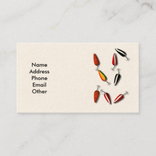 Fishing Lures Business Cards