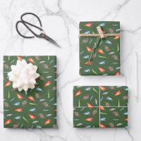 Fishing Lures on Forest Green