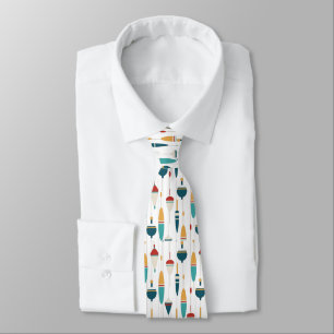 Fishing Lures Retro Tie