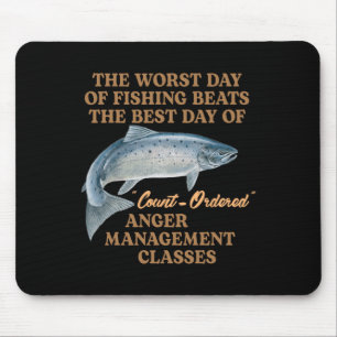 Fishing Meme Worst Day Of Fishing Beats The Best D Mouse Pad