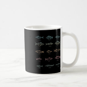 Fishing Men Boys Gift Fish Fishermen Hobby Lake Fi Coffee Mug