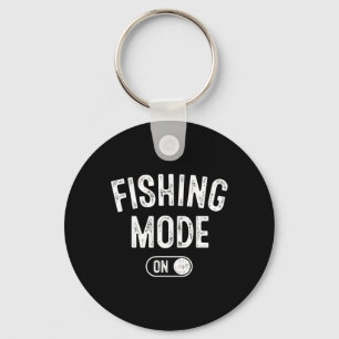 Fishing Mode On Funny Fisher Gift Fisherman Dad An Key Ring
