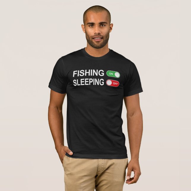 Fishing Mode On T-Shirt (Front Full)