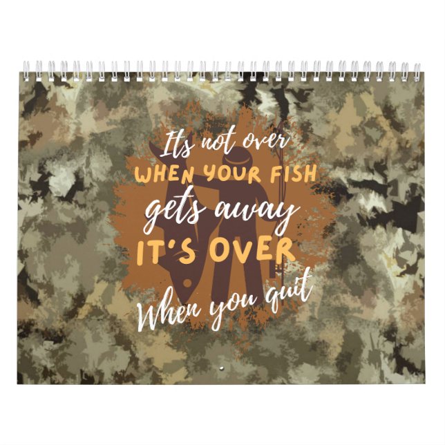 Fishing motivation | Its not over   Calendar (Cover)