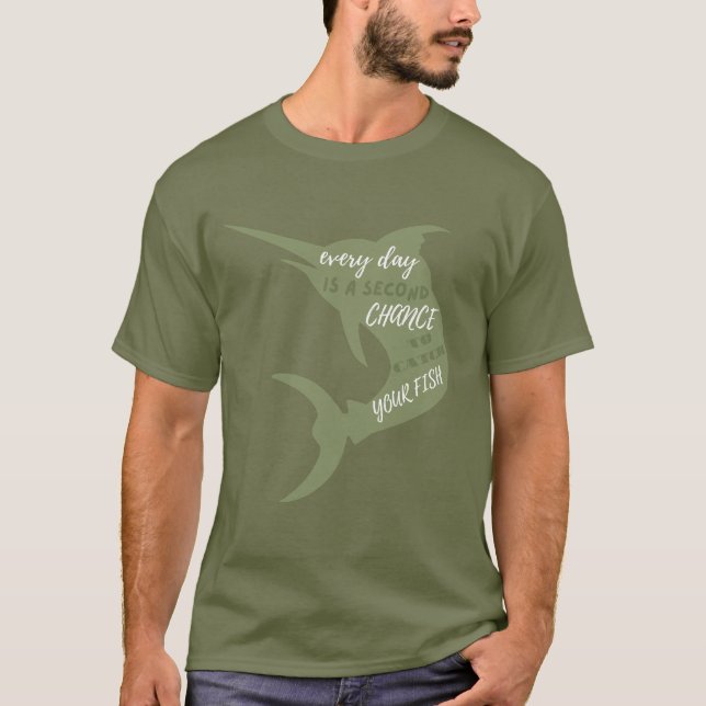 Fishing motivation | marlin fish | sword fish  T-Shirt (Front)