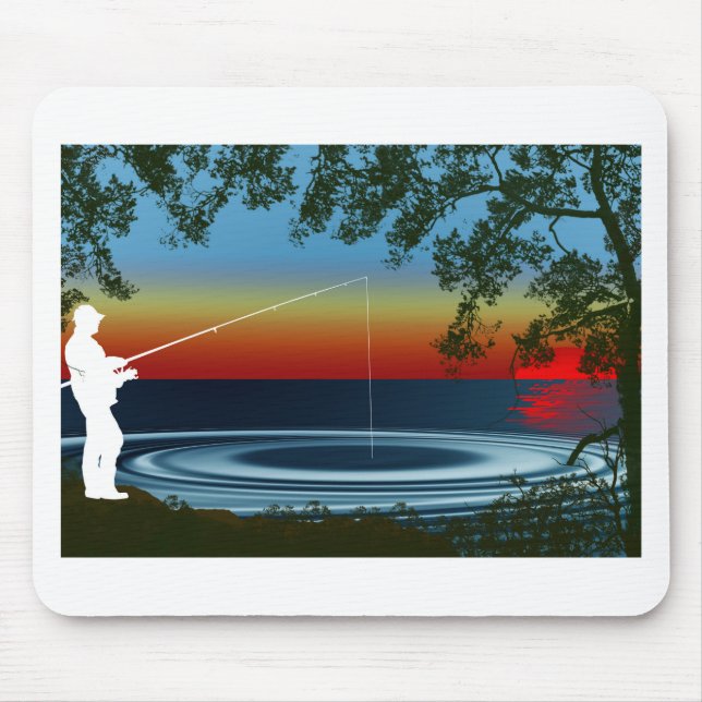 Fishing Mouse Pad (Front)