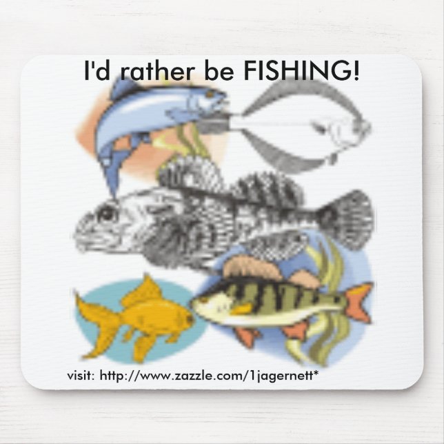 Fishing Mousepad (Front)
