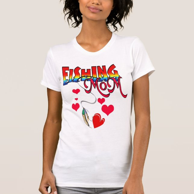 Fishing Mum Apparel T-Shirt (Front)