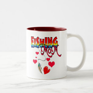 Fishing Mum Apparel Two-Tone Coffee Mug