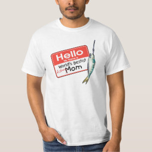 Fishing Mum Hello T-Shirt