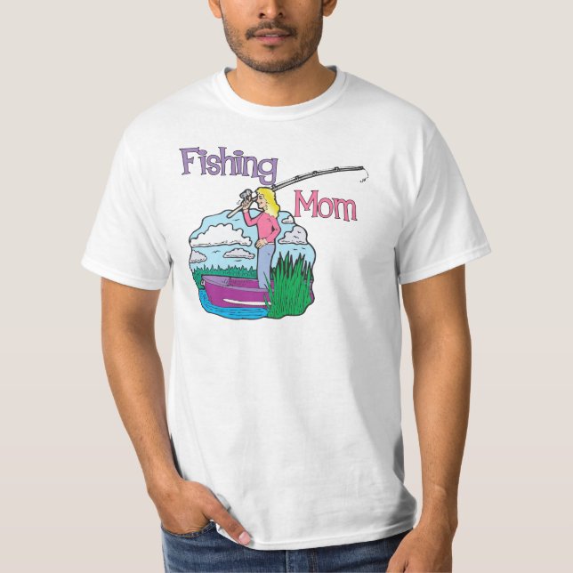 Fishing Mum T-Shirt (Front)