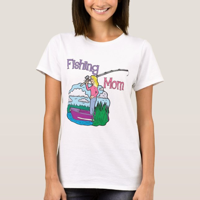 Fishing Mum T-Shirt (Front)