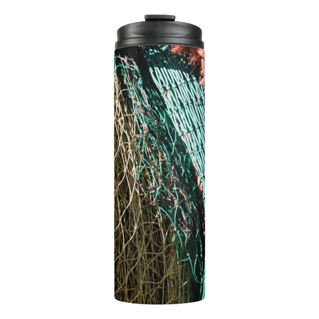Fishing nets thermal tumbler (Front)