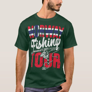 Fishing Norway Fishing Tour Vacation Norwegian Fis T-Shirt