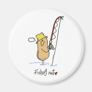 Fishing Nut Magnet