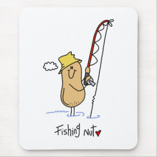 Fishing Nut Mouse Pad