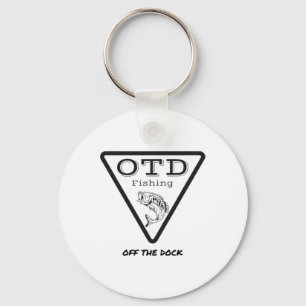 Fishing Off The Dock Key Ring