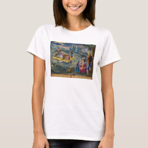 Fishing on a Lake at Night, plate 101 from 'Venati T-Shirt