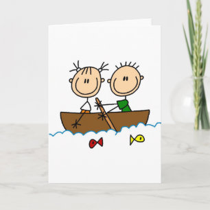 Fishing On Boat Card