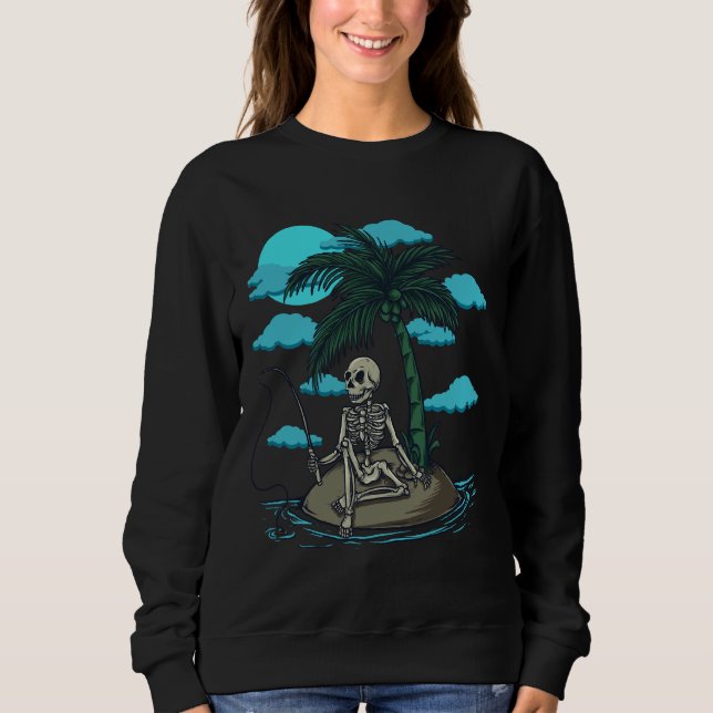 Fishing On Island Sweatshirt (Front)