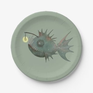 fishing paper plate