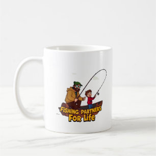 Fishing Partners for Life: A Bond Beyond the Water Coffee Mug
