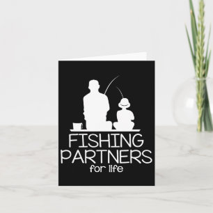 Fishing Partners For Life Father And Son Matching  Card