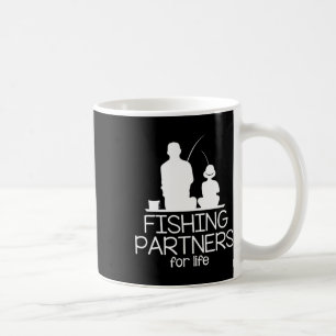 Fishing Partners For Life Father And Son Matching Coffee Mug
