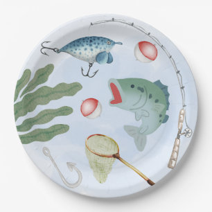 Fishing Party Plate 