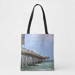 Fishing Pier by Shirley Taylor Tote Bag