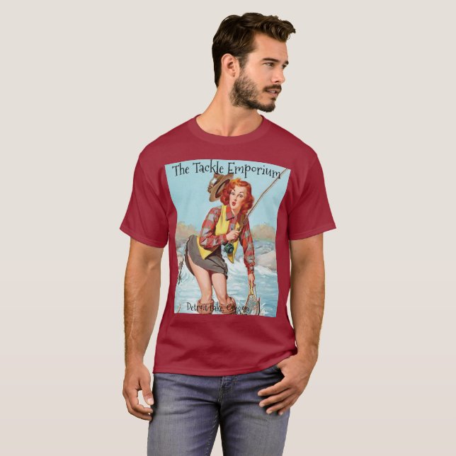 Fishing Pinup T-Shirt (Front Full)