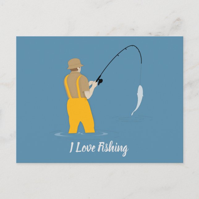 Fishing Postcard (Front)