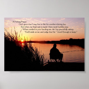 Fishing Prayer Poster