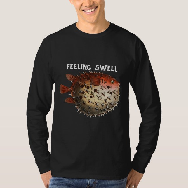 Fishing Pufferfish 75 T-Shirt (Front)