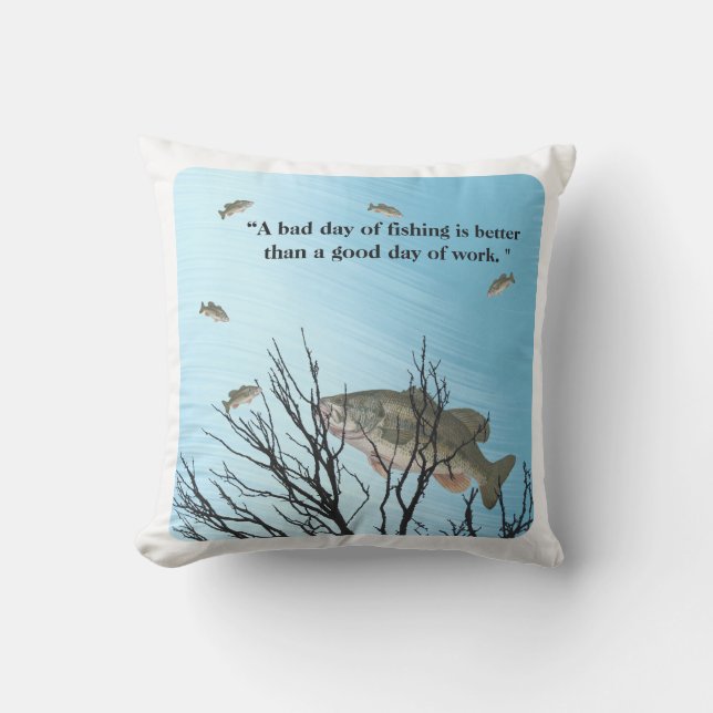FISHING QUOTE CUSHION (Front)