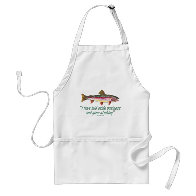 Fishing Quote Standard Apron (Front)