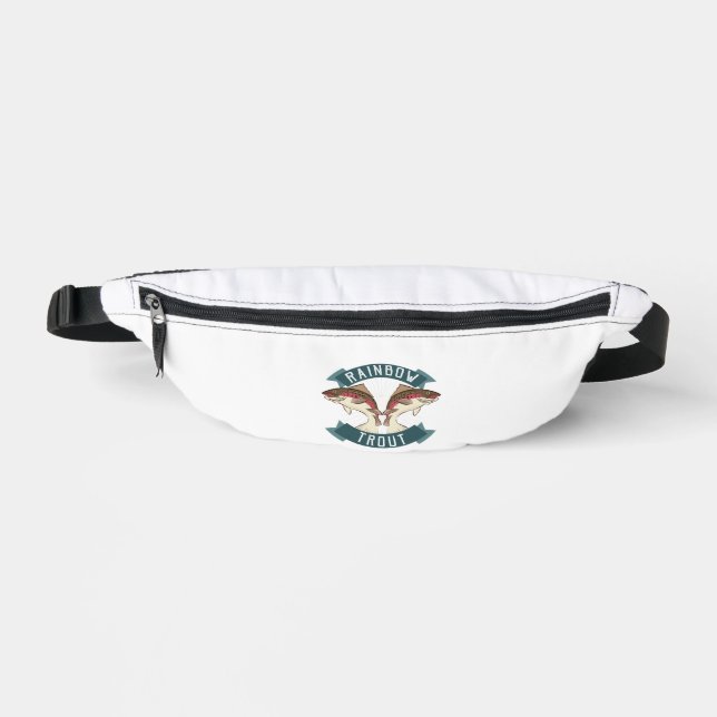 fishing rainbow trout bum bags (Front)
