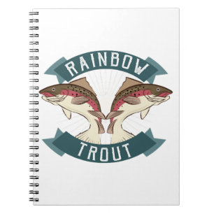 fishing rainbow trout notebook