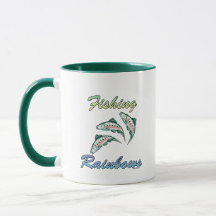 Fishing Rainbows Fishing Rainbow Trout Mug