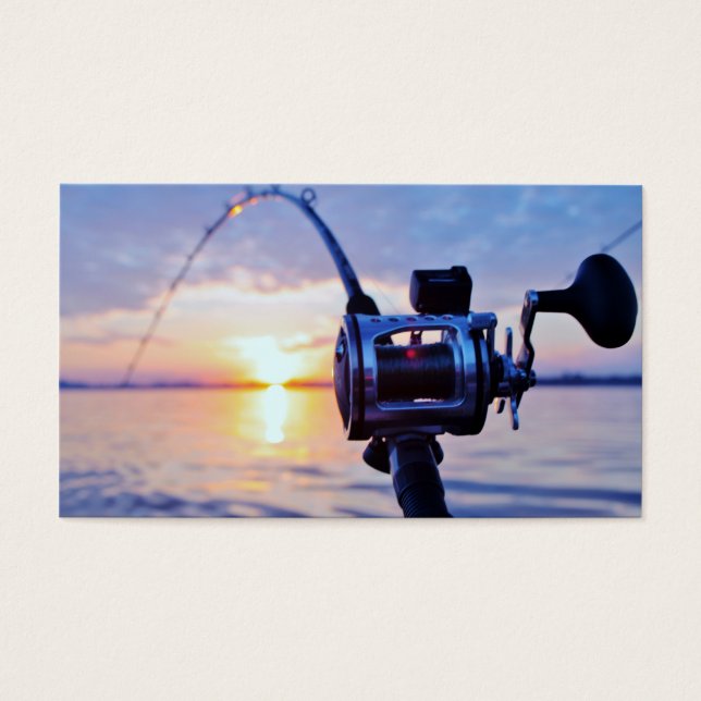 Fishing Reel at Sunset (Front)