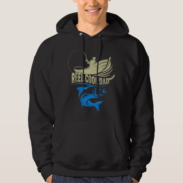 Fishing Reel Cool Dad Fatheru2019s Day For Fisherm Hoodie (Front)