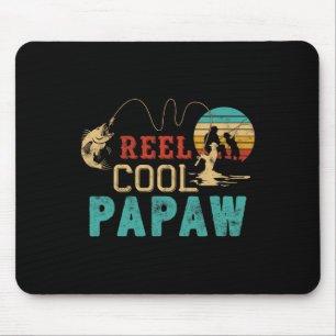 Fishing Reel Cool Papaw Father’s Day Gift Fisherma Mouse Pad