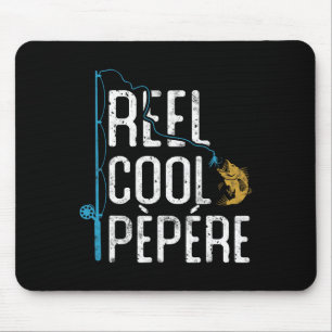 Fishing Reel Cool Pepere Father’s Day Gift Fisherm Mouse Pad