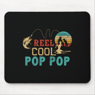 Fishing Reel Cool Pop Pop Father’s Day Gift For Fi Mouse Pad