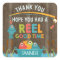 Fishing Reel Good Time Thank You Birthday Sticker
