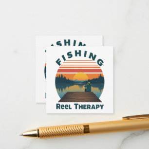 Fishing Reel Therapy Dad Enclosure Card