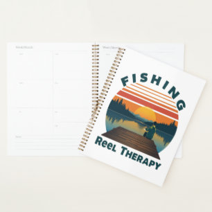Fishing Reel Therapy Dad Planner