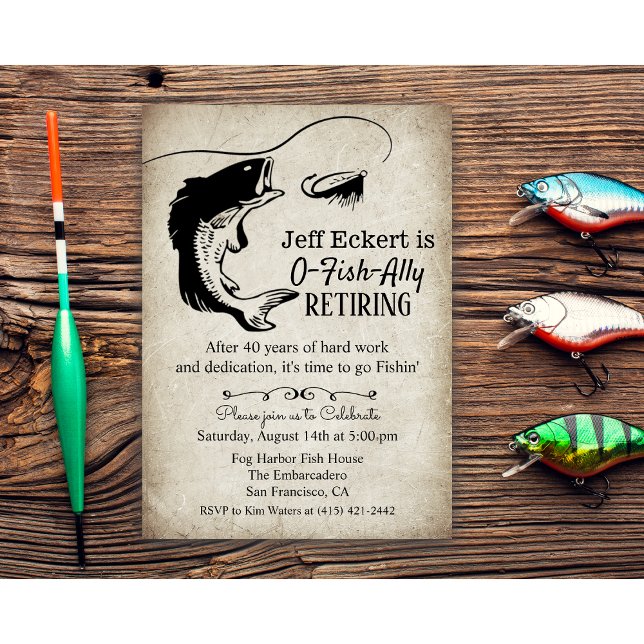Fishing Retirement Invitation (Creator Uploaded)