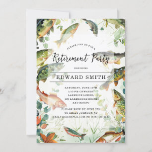 Fishing Retirement Party Invitation