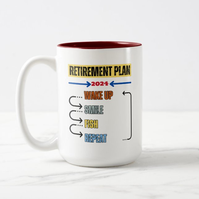 Fishing - Retirement Plan 2024 Mug (Left)